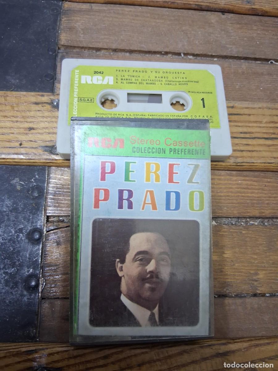 Casetes antiguos: Cinta de m&uacute;sica casete P&eacute;rez Prado Mambo latino