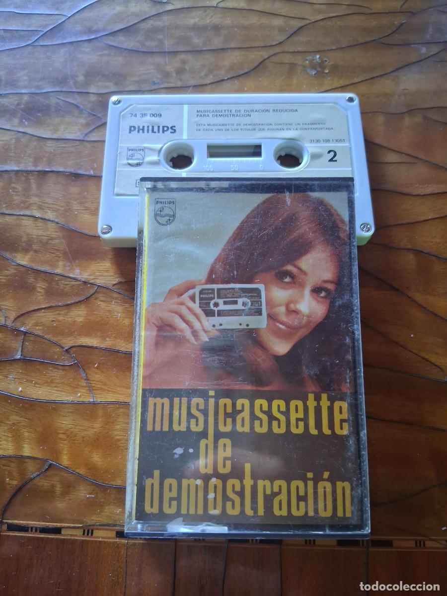 Casetes antiguos: CASETE CINTA CASSETTE MUSICASSETTE DE DURACION REDUCIDA PARA DEMOSTRACION 1970 PHILIPS