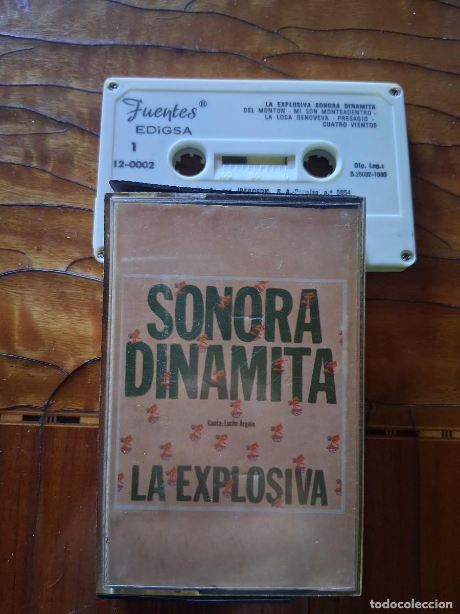 Casetes antiguos: Casete cinta de m&uacute;sica LA EXPLOSIVA SONORA DINAMITA tropical colombiana cumbia salsa
