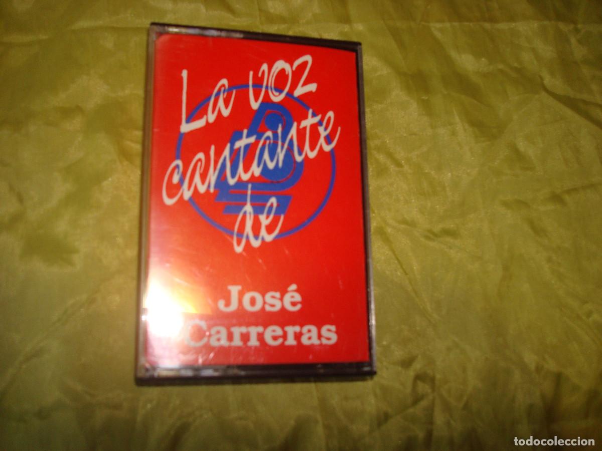 Casetes antiguos: LA VOZ CANTANTE DE JOSE CARRERAS. ENCADENADOS, COMO AYER....ZAFIRO, 1987. CASSETE