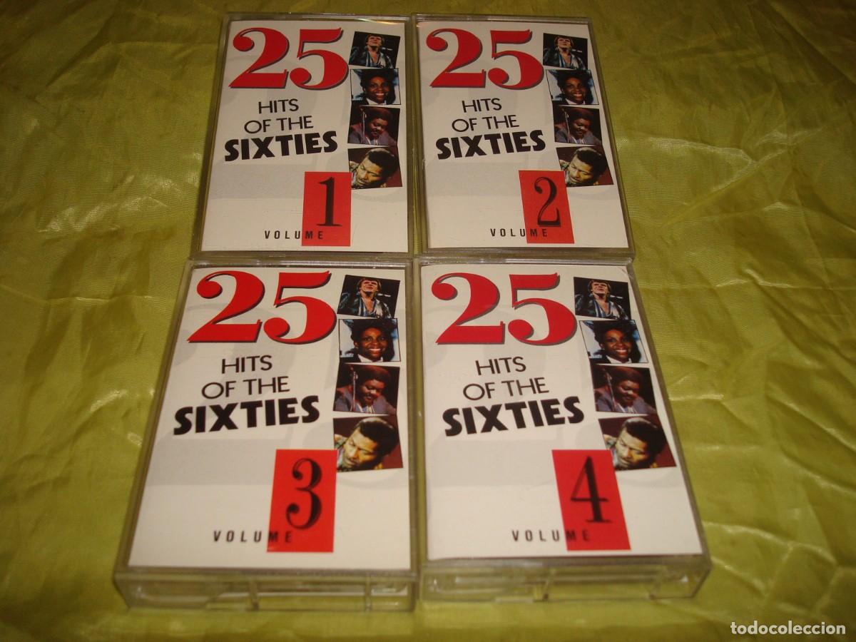 Casetes antiguos: HITS OF THE SIXTIES. VOL. 1, 2, 3 Y 4. 1991. 4 CASETE&acute;S
