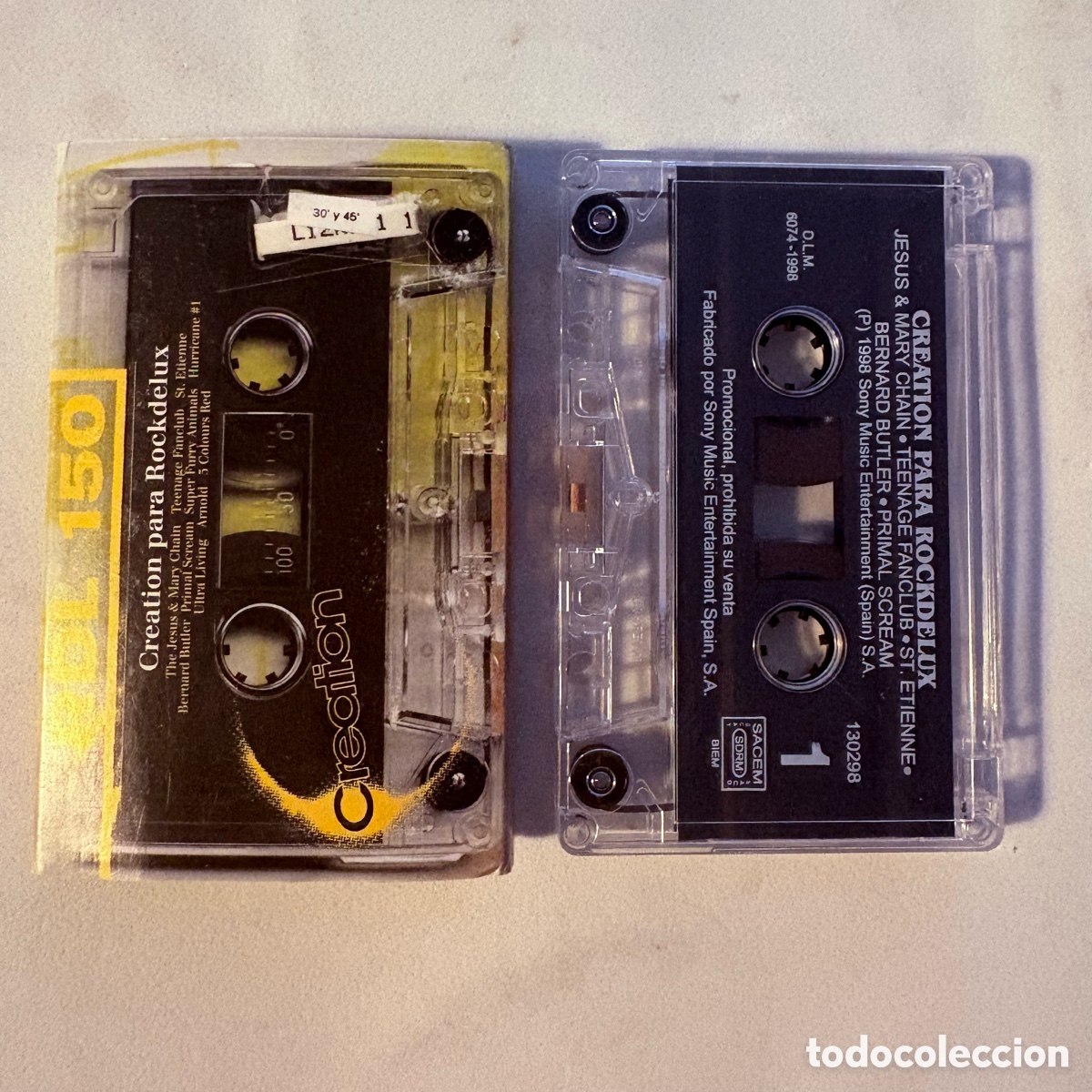 Casetes antiguos: cinta cassette creation para rockdelux rdl rock de lux n&ordm; 150