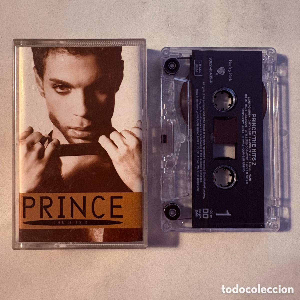 Casetes antiguos: cinta cassette prince the hits 2 edicion europea de 1993