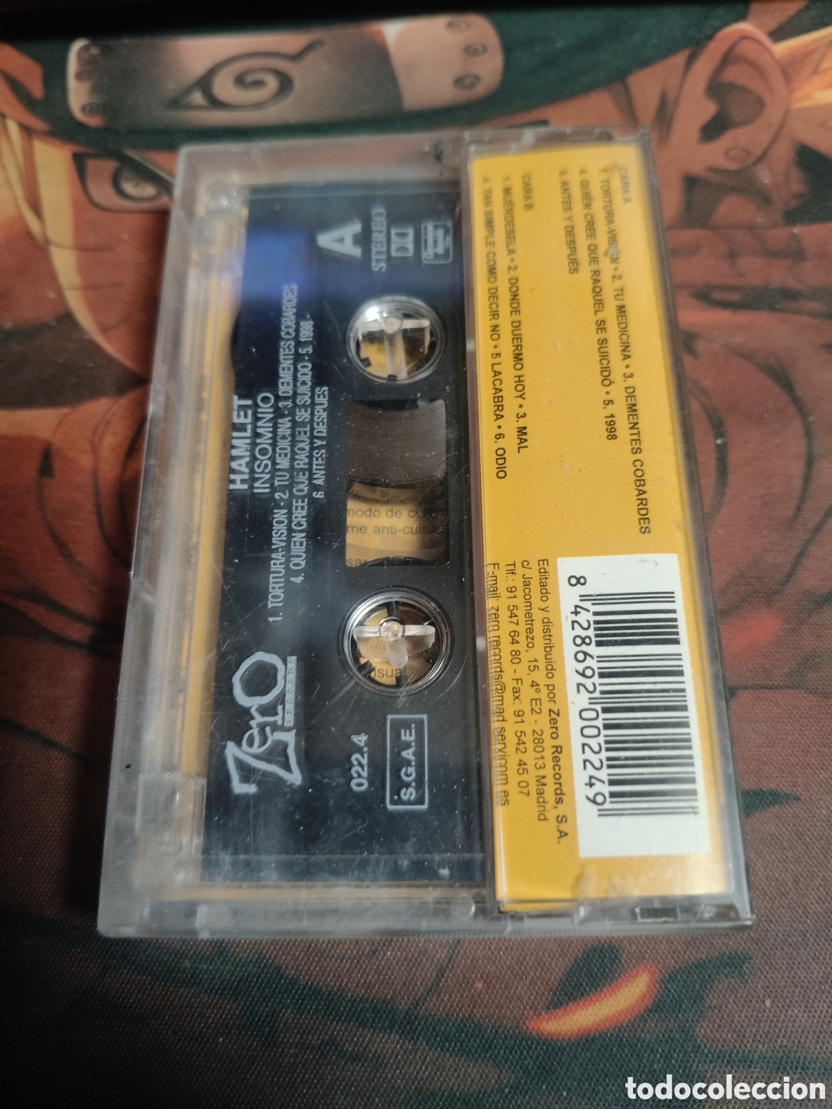 Casetes antiguos: Hamlet insomnio cassette - Foto 2