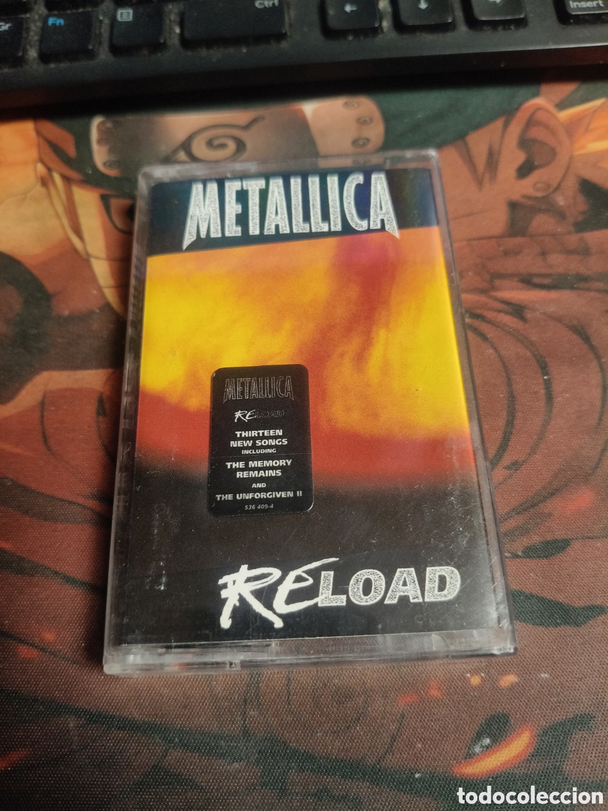 Casetes antiguos: Metallica reload cassette
