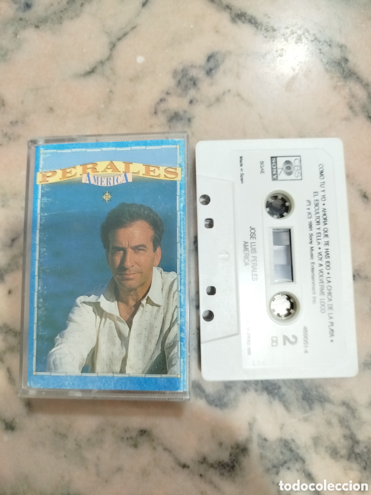Casetes antiguos: CINTA CASSETTE JOSE LUIS PERALES - &rdquo;Am&eacute;rica