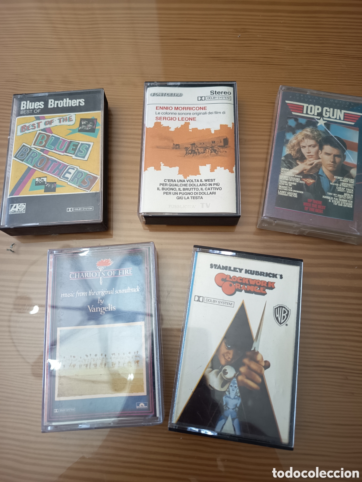 Casetes antiguos: Lote de 5 cassettes de B.S.O. de peliculas