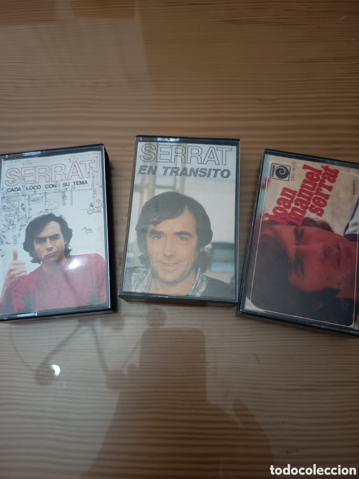 Casetes antiguos: Lote de 3 cassettes de Joan Manuel Serrat. - Cada Loco con su Tema - En Transito - Joan Manuel Serr