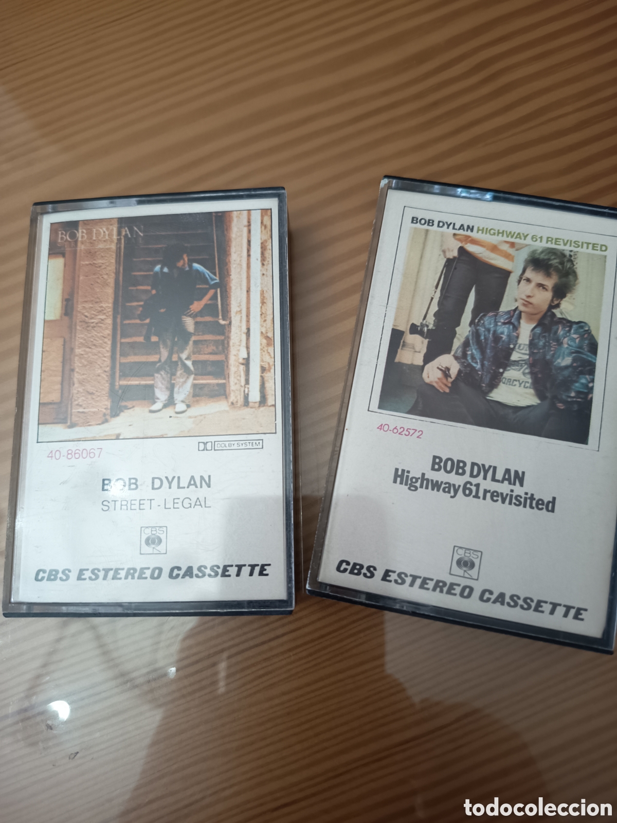 Casetes antiguos: Lote de 2 cassettes de Bob Dylan - Foto 1