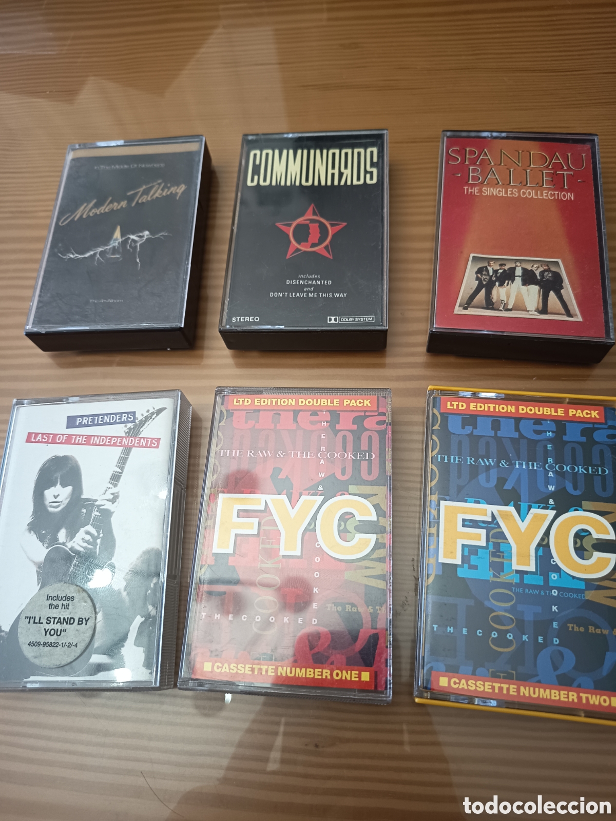 Casetes antiguos: Lote de 6 cassettes de los 80