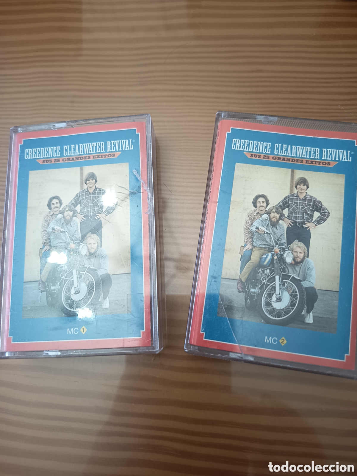 Casetes antiguos: Doble cassette de Creedence Clearwater Revival &rdquo;Grandes &Eacute;xitos &rdquo;