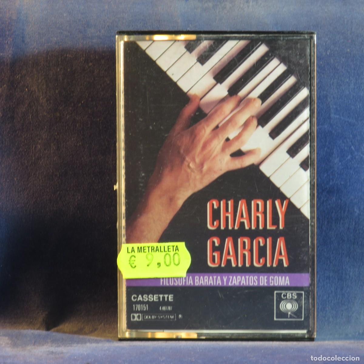 Casetes antiguos: CHARLY GARC&Iacute;A - FILOSOF&Iacute;A BARATA Y ZAPATOS DE GOMA - CASETE