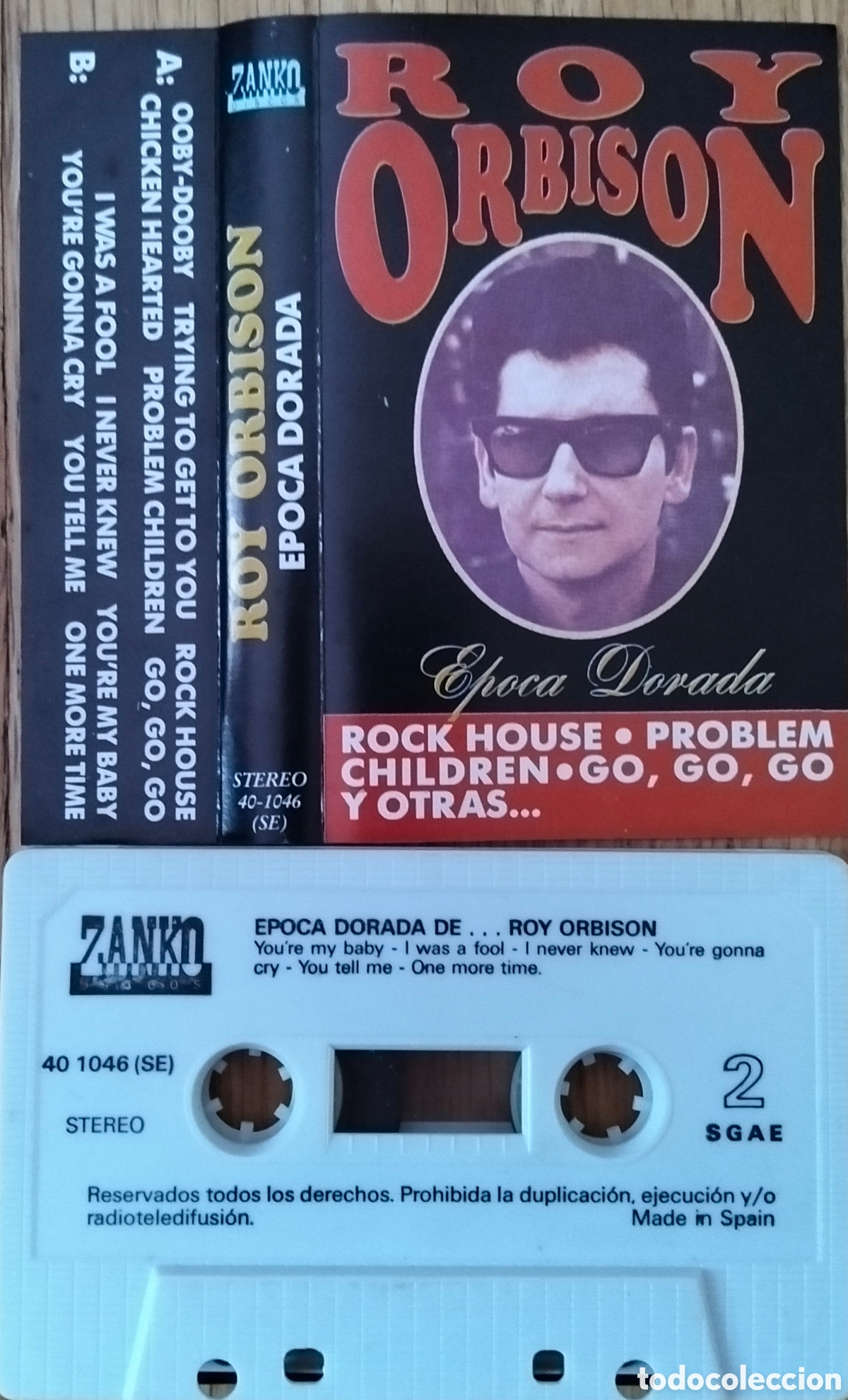Casetes antiguos: ROY ORBISON &rdquo;&Eacute;POCA DORADA&rdquo; CASETE