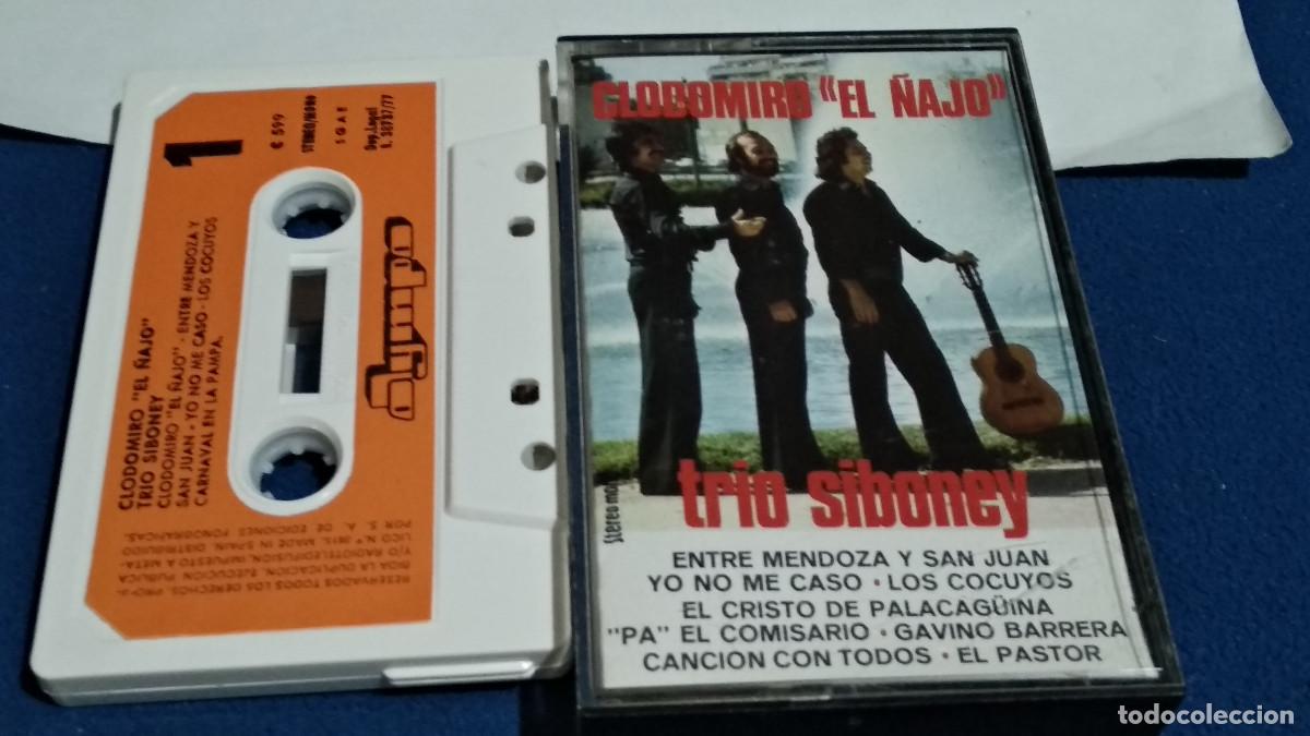 Casetes antiguos: TRIO SIBONEY / CLODOMIRO EL &Ntilde;AJO - 1977 OLIMPO CASETE CINTA CASSETTE - MUY BUEN ESTADO