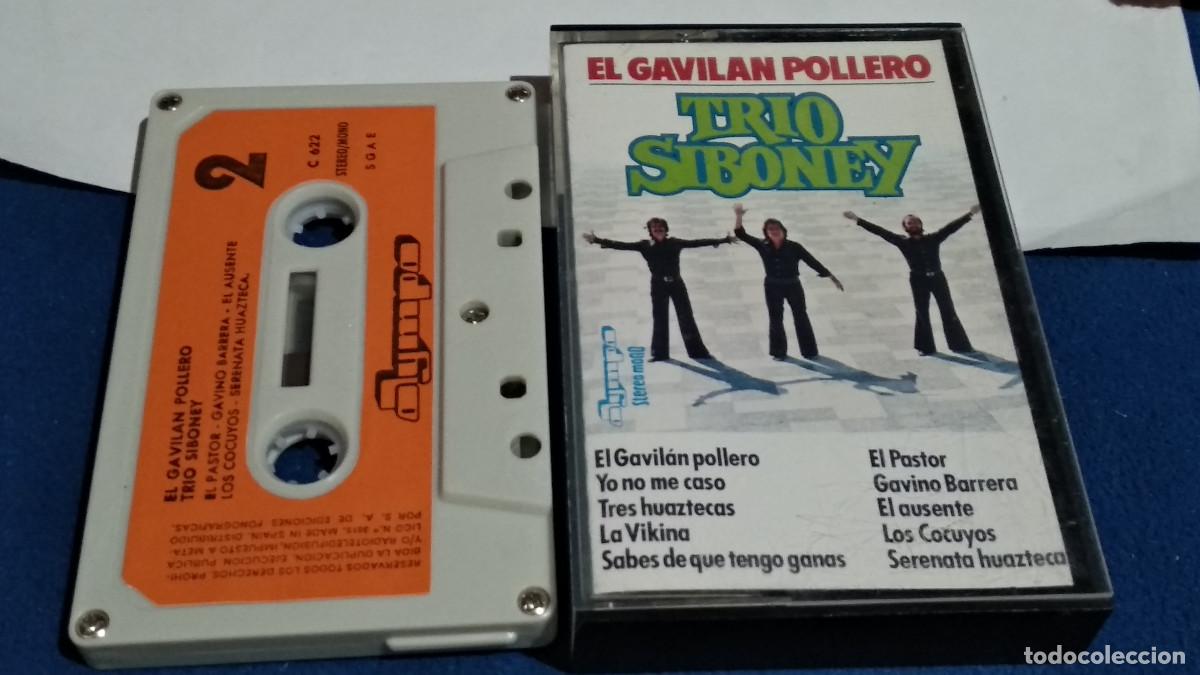 Casetes antiguos: TRIO SIBONEY / EL GAVILAN POLLERO - 1977 OLIMPO CASETE CINTA CASSETTE - MUY BUEN ESTADO