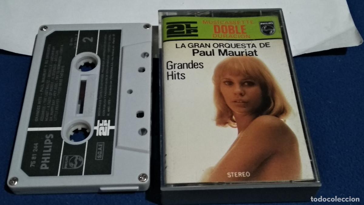 Casetes antiguos: LA GRAN ORQUESTA DE PAUL MAURIAT / GRANDES HITS - 1976 PHILIPS 2LP CASETE CINTA CASSETTE