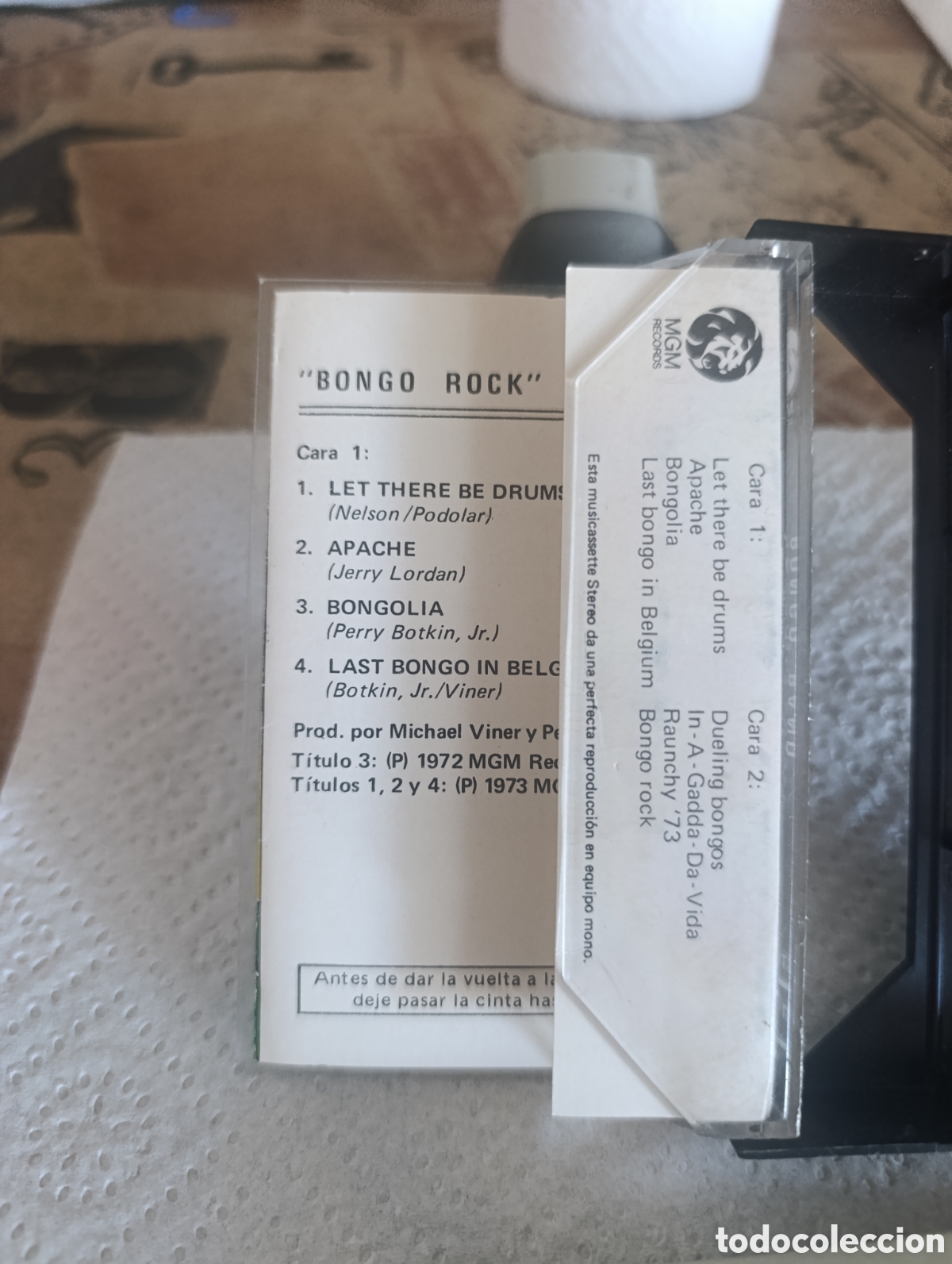 Casetes antiguos: Cassette The Incredible Bongo Bang - Foto 4