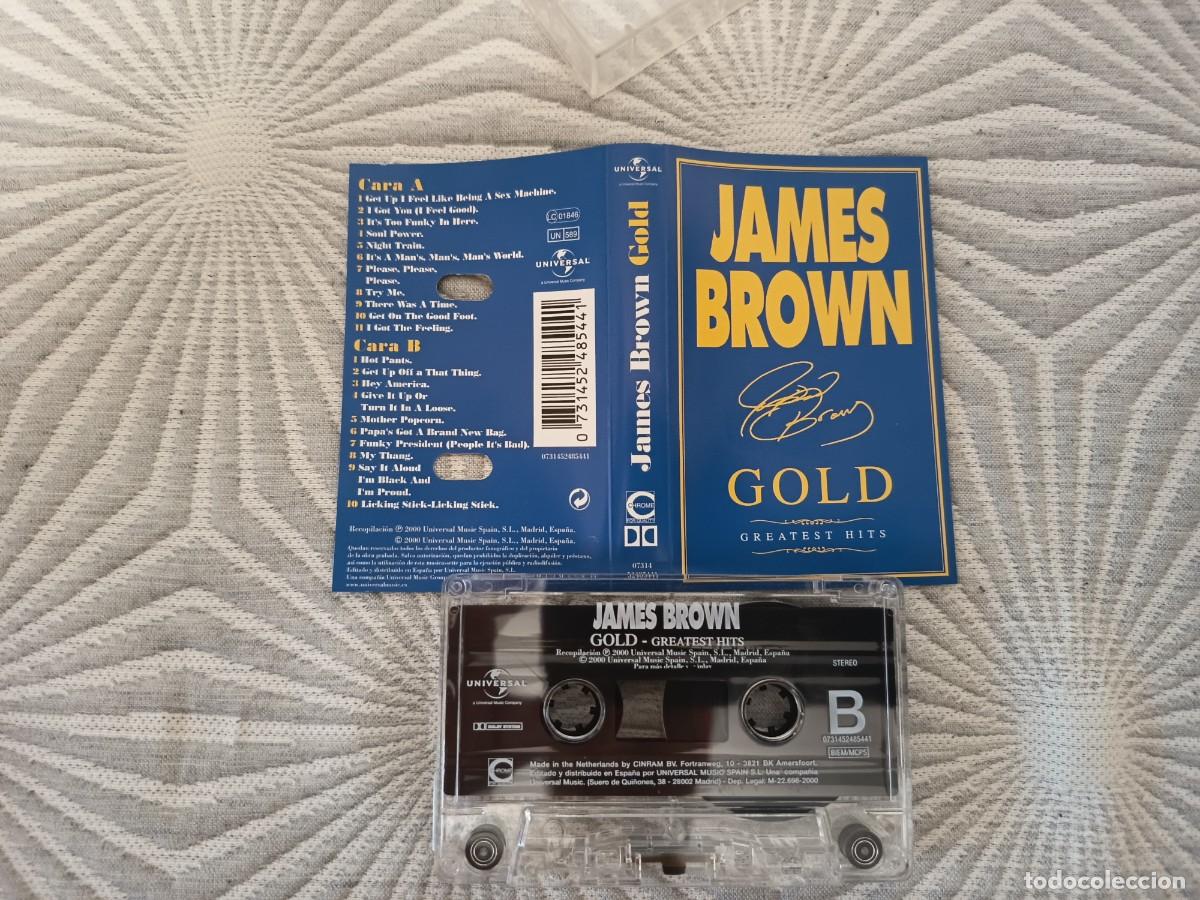 Casetes antiguos: James Brown &ndash; Gold. Espa&ntilde;a, 2000 - Foto 2