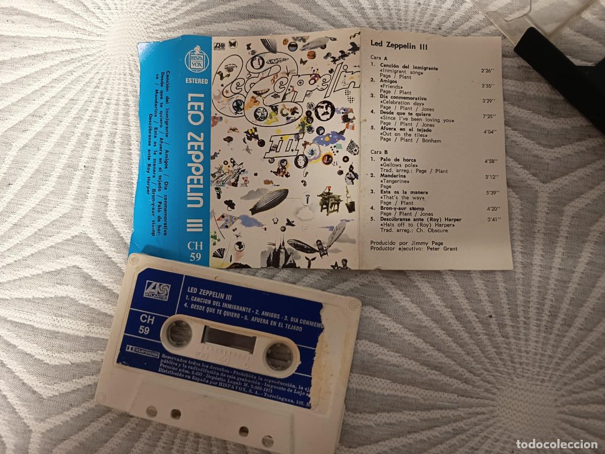 Casetes antiguos: Led Zeppelin &ndash; Led Zeppelin III. Espa&ntilde;a, 1976 - Foto 2