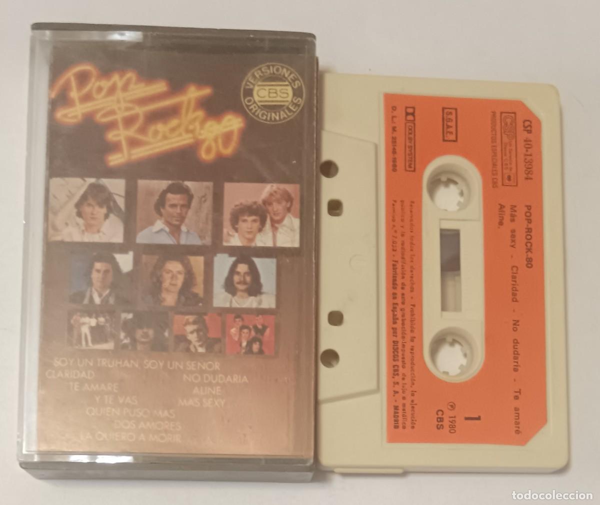 Casetes antiguos: Pop Rock 80-varios interpretes-1980