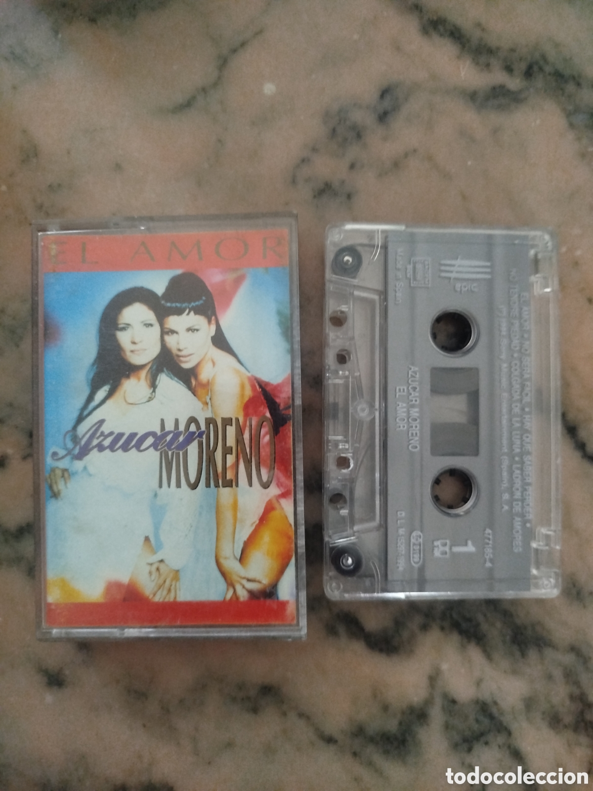 Casetes antiguos: ​Cassette Az&uacute;car Moreno &ndash; El Amor (Epic)