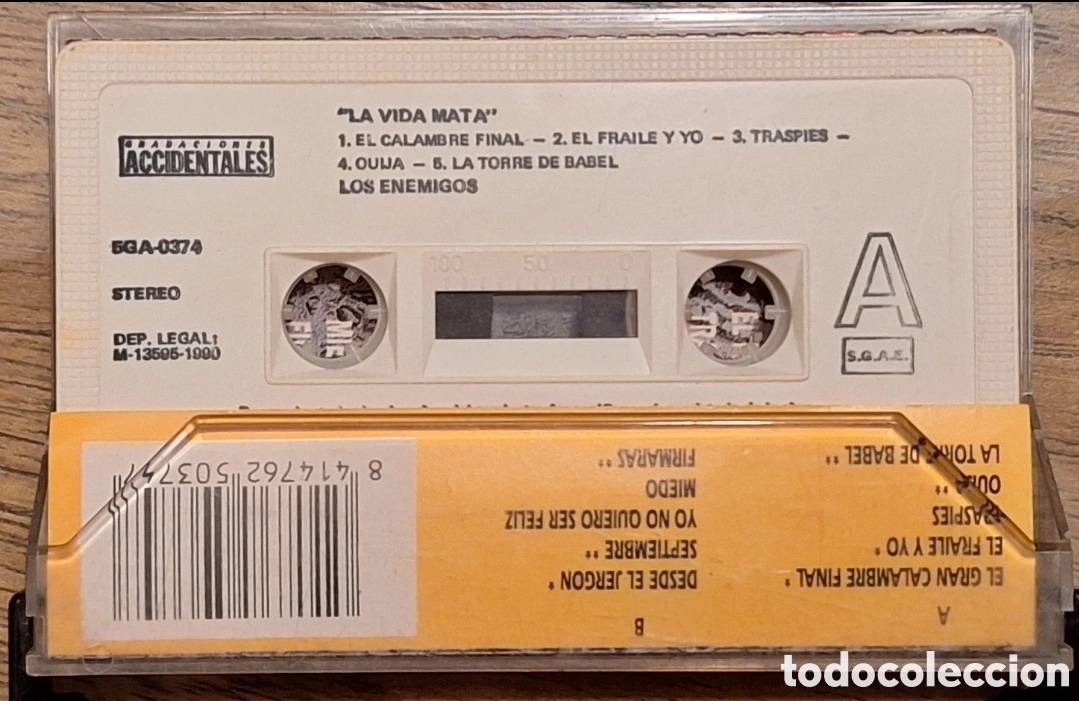 Casetes antiguos: Los Enemigos - La Vida Mata - Foto 2