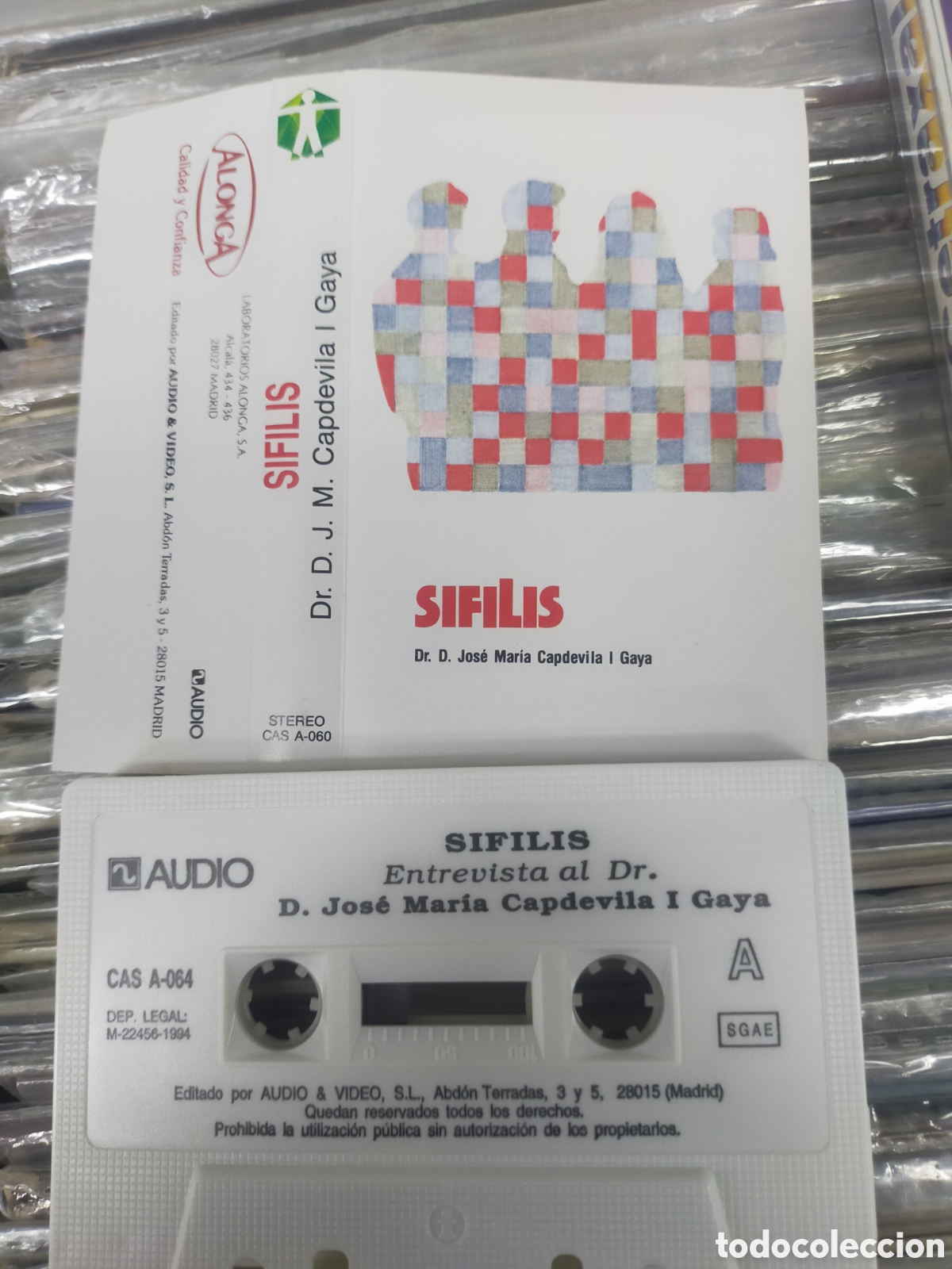 Casetes antiguos: Casete s&iacute;filis dr. D. Jos&eacute; Mar&iacute;a capdevila i gaya 1994