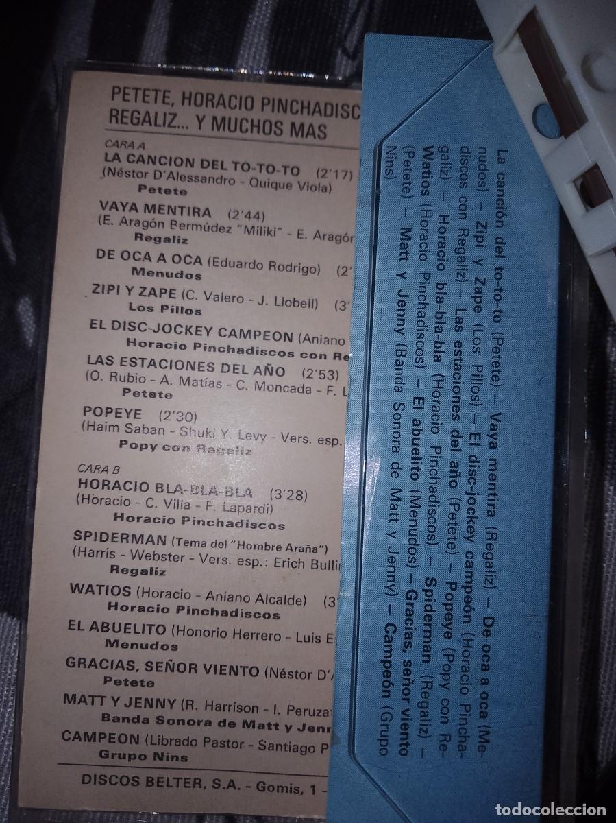 Casetes antiguos: Parch&iacute;s y sus amigos volumen 2 cassette - Foto 5