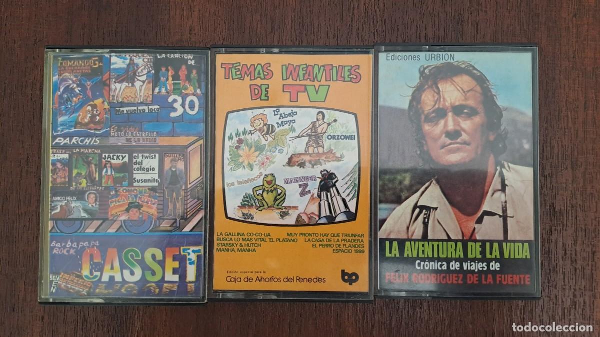 Casetes antiguos: Lote de 3 cintas de casete Felix Rodriguez y otras
