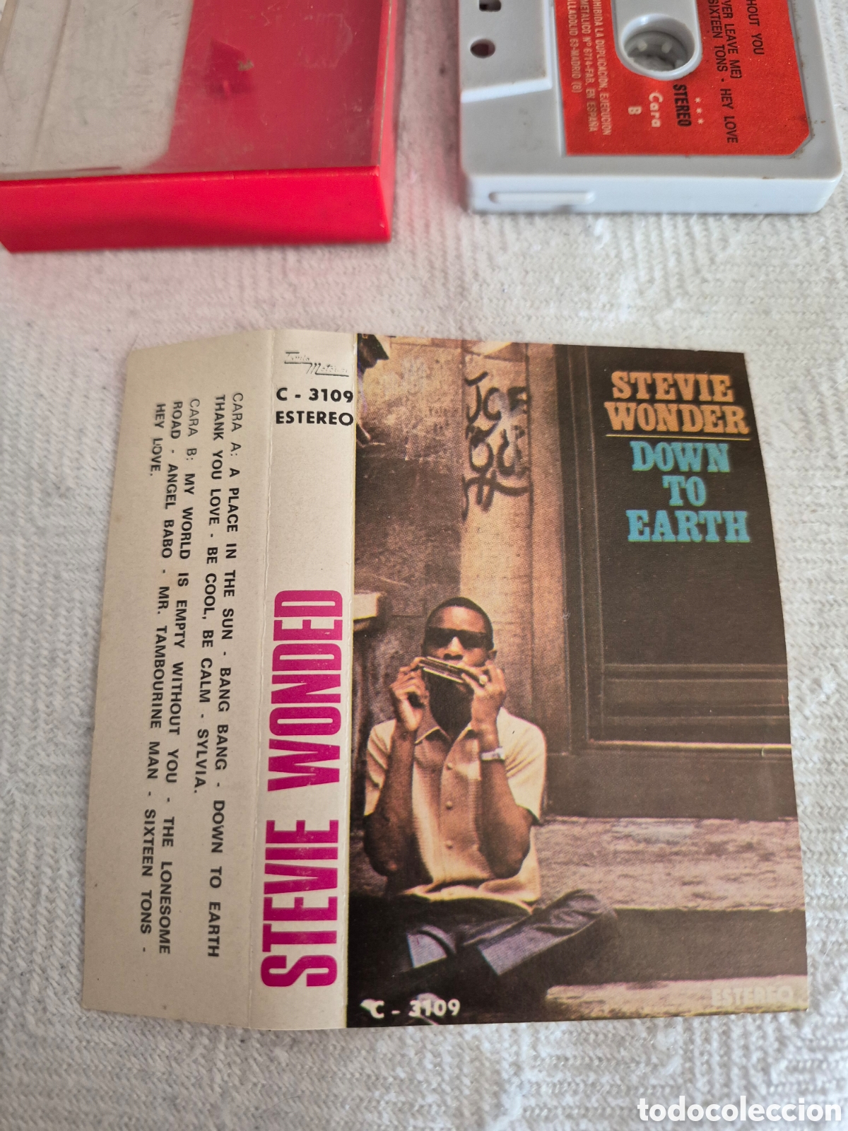 Casetes antiguos: Stevie Wonder (fe errata nombre) - Foto 2