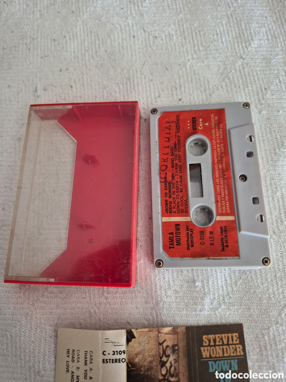 Casetes antiguos: Stevie Wonder (fe errata nombre) - Foto 4