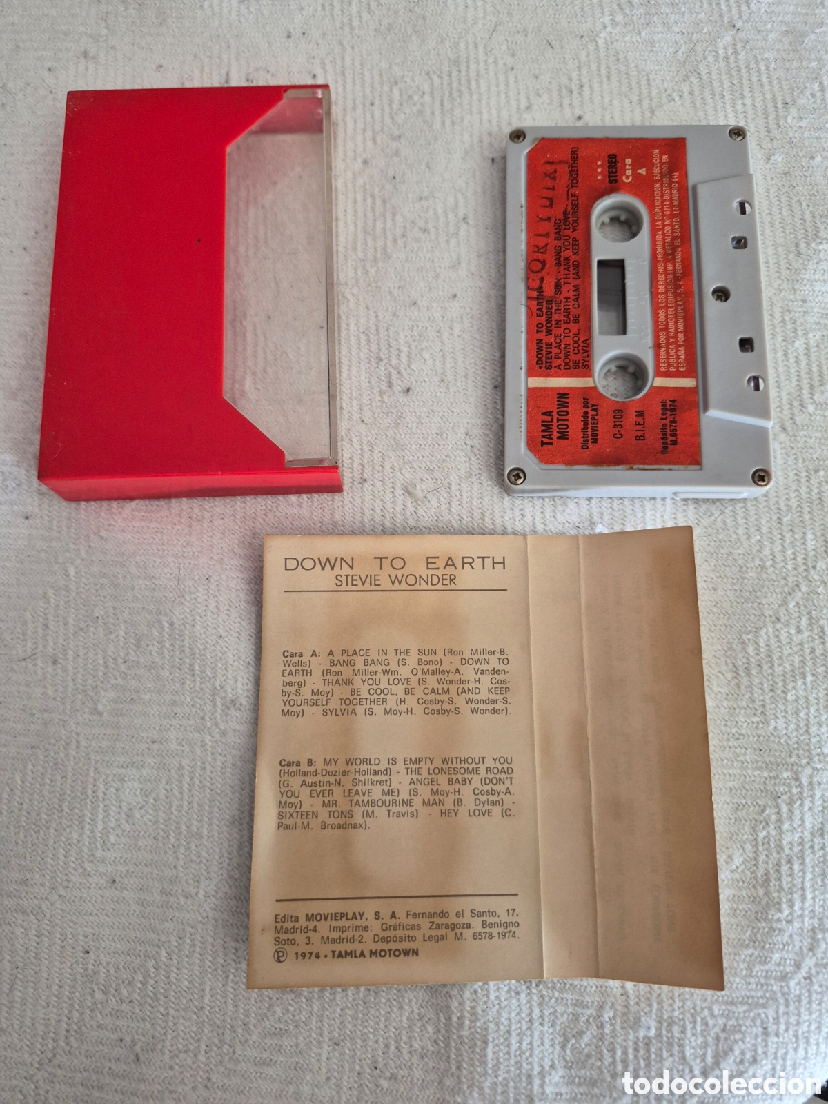 Casetes antiguos: Stevie Wonder (fe errata nombre) - Foto 5