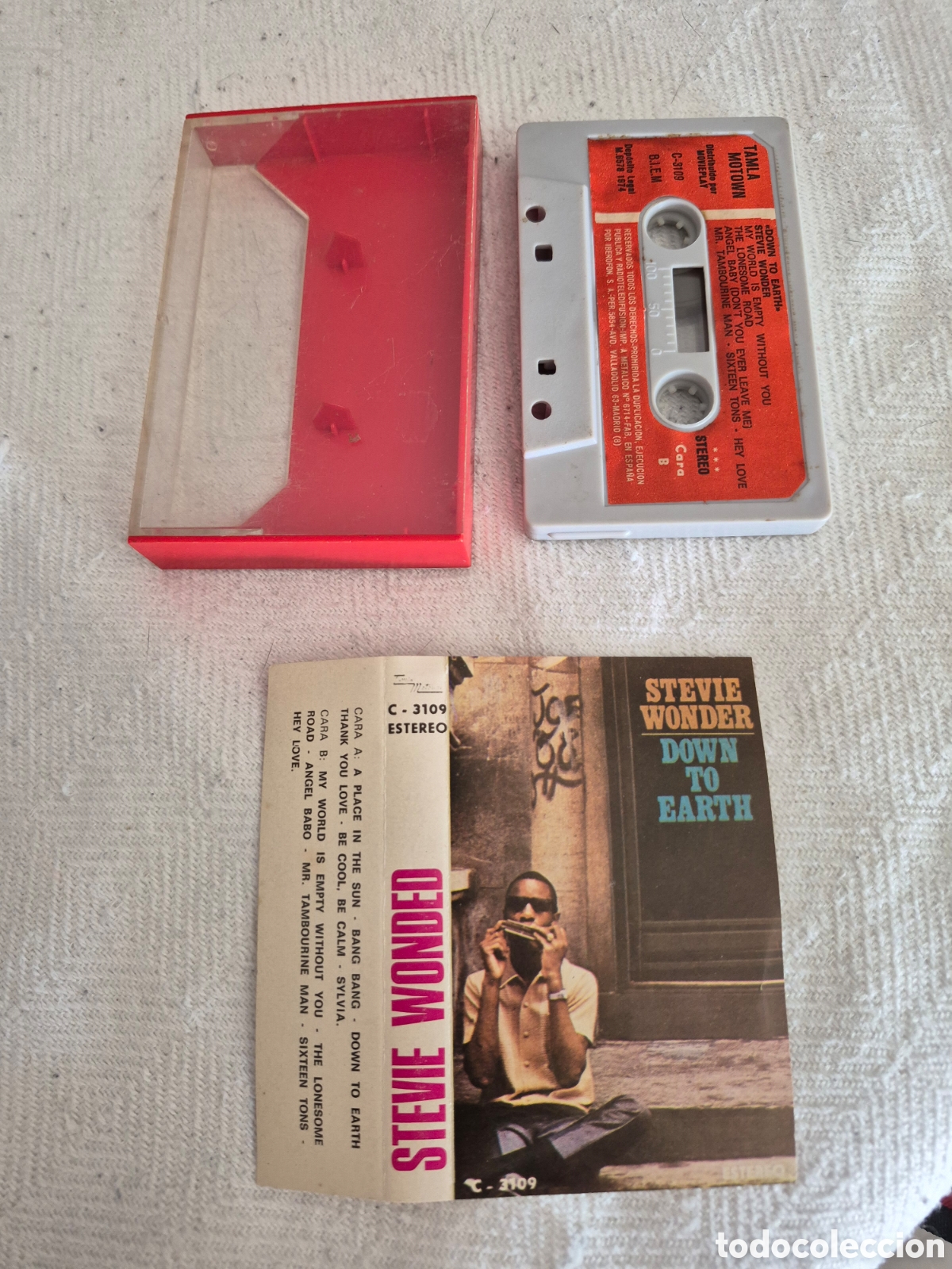 Casetes antiguos: Stevie Wonder (fe errata nombre)