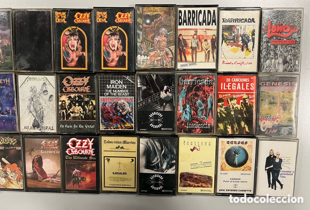 Casetes antiguos: Lote de 30 cintas cassette casete - Foto 3