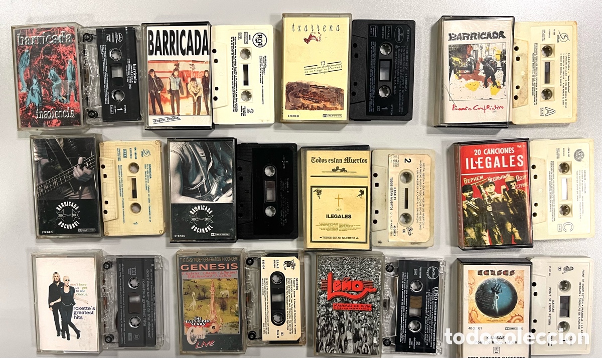Casetes antiguos: Lote de 30 cintas cassette casete - Foto 6