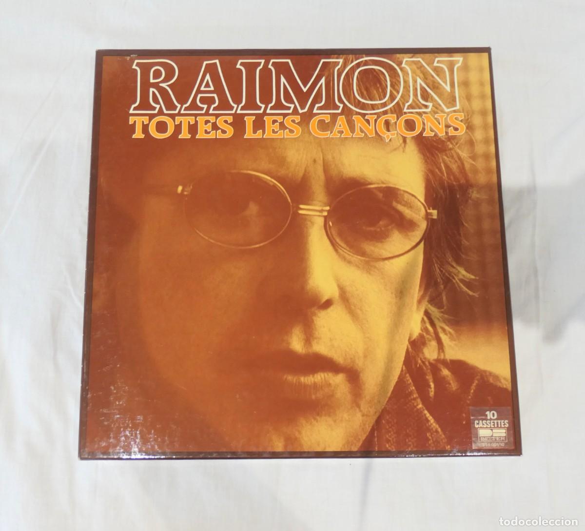 Casetes antiguos: RAIMON - TOTES LES CAN&Ccedil;ONS - CAJA 10 CASETES - DISCOS BELTER