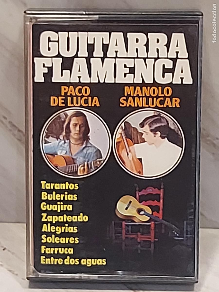 Casetes antiguos: PACO DE LUC&Iacute;A - MANOLO SANL&Uacute;CAR | GUITARRA FLAMENCA | MC | PERFIL | 1980 | DE LUJO