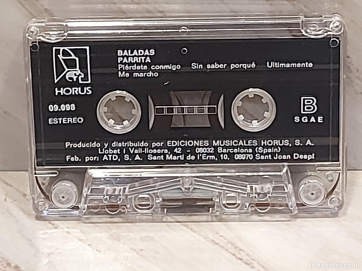 Casetes antiguos: PARRITA | BALADAS | MC | HORUS | 1992 | DE LUJO - Foto 3