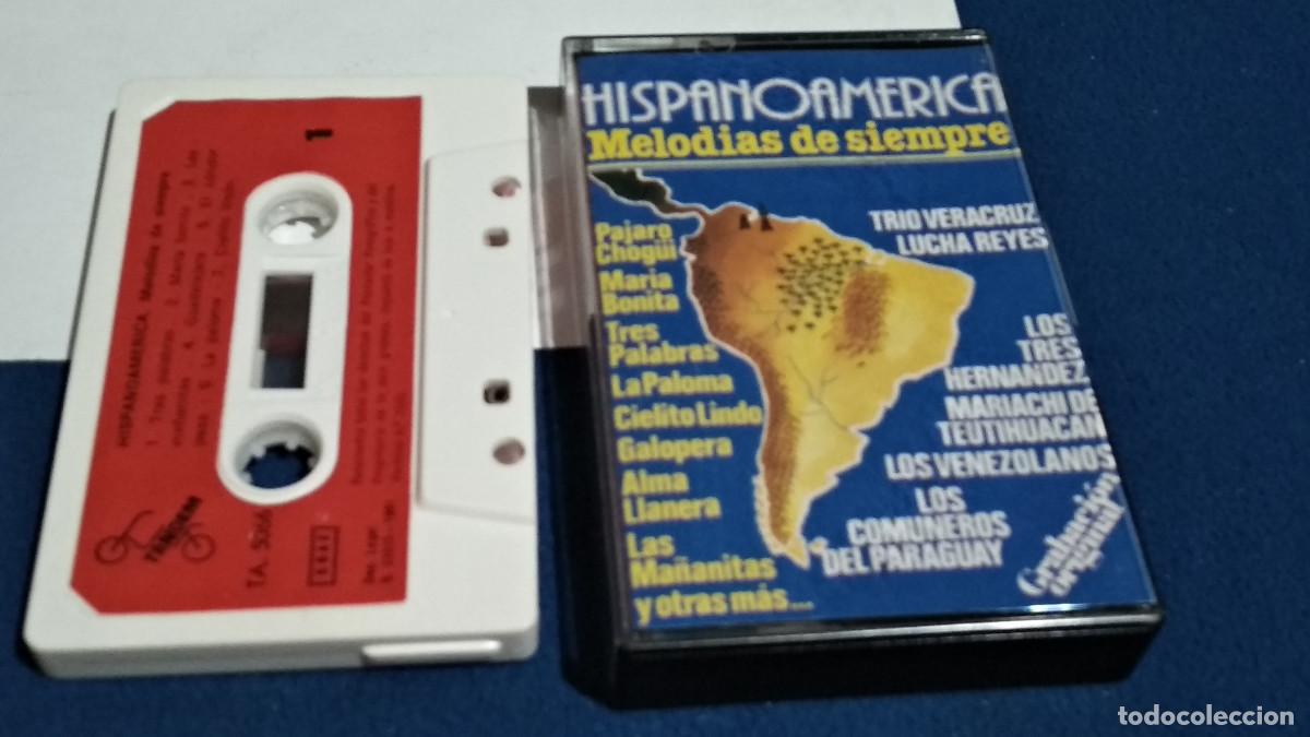 Casetes antiguos: HISPANOAMERICA / MELOD&Iacute;AS DE SIEMPRE -CASETE 1981 TANDEM - CASETE CINTA CASSETTE