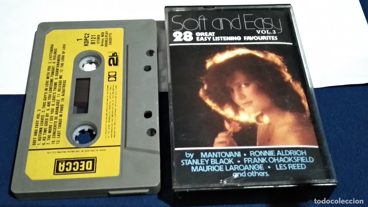 Casetes antiguos: SOFT AND EASY VOL 3 / VARIOS ARTISTAS 28 LISTENING FAVOURITES - DECCA 2LP- CASETE CINTA CASSETTE