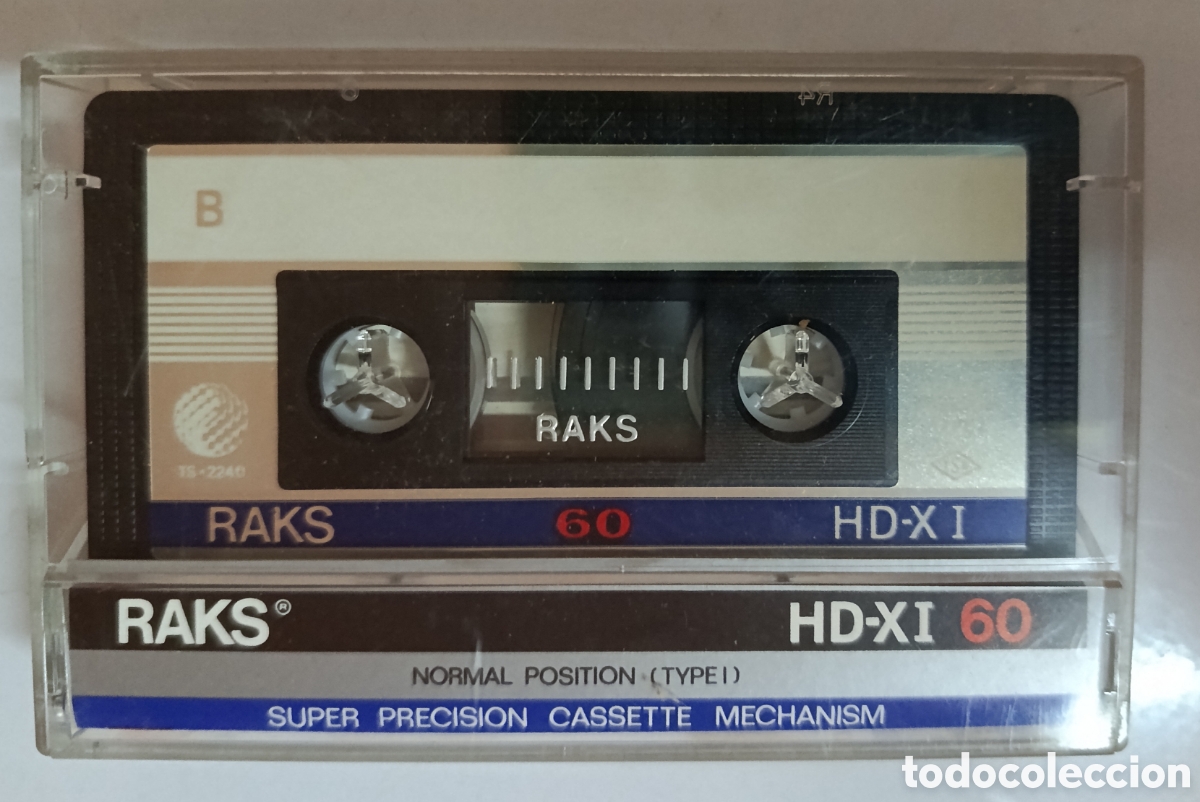 Alte Kassetten: cinta casete Raks HD-XI 60 minutos, sin usar