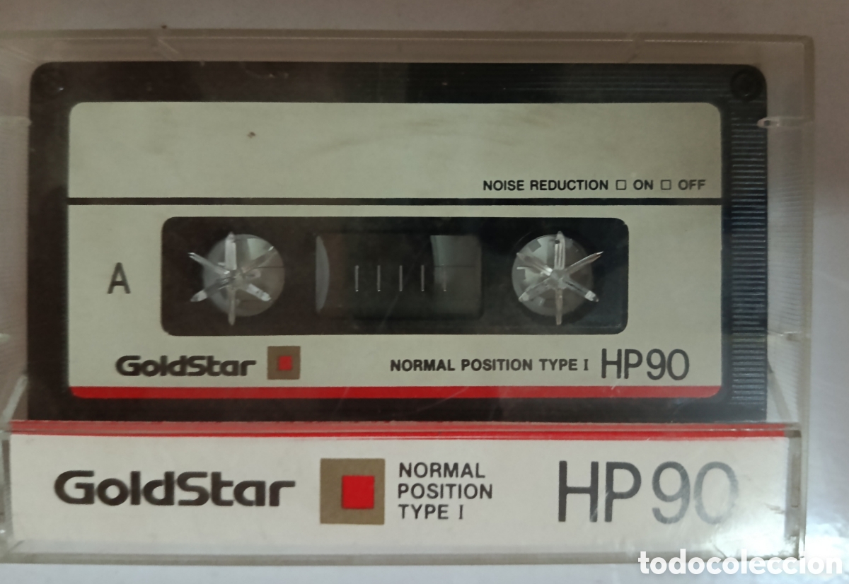 Alte Kassetten: cinta casete Goldstar HP90 minutos, sin usar