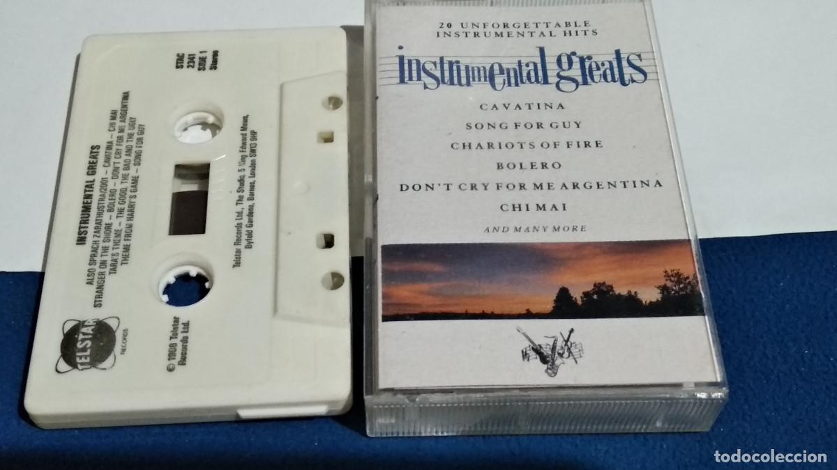 Casetes antiguos: INSTRUMENTAL GREATS - 1988 TELSTAR Pop Rock, Theme - CASETE CASSETTE