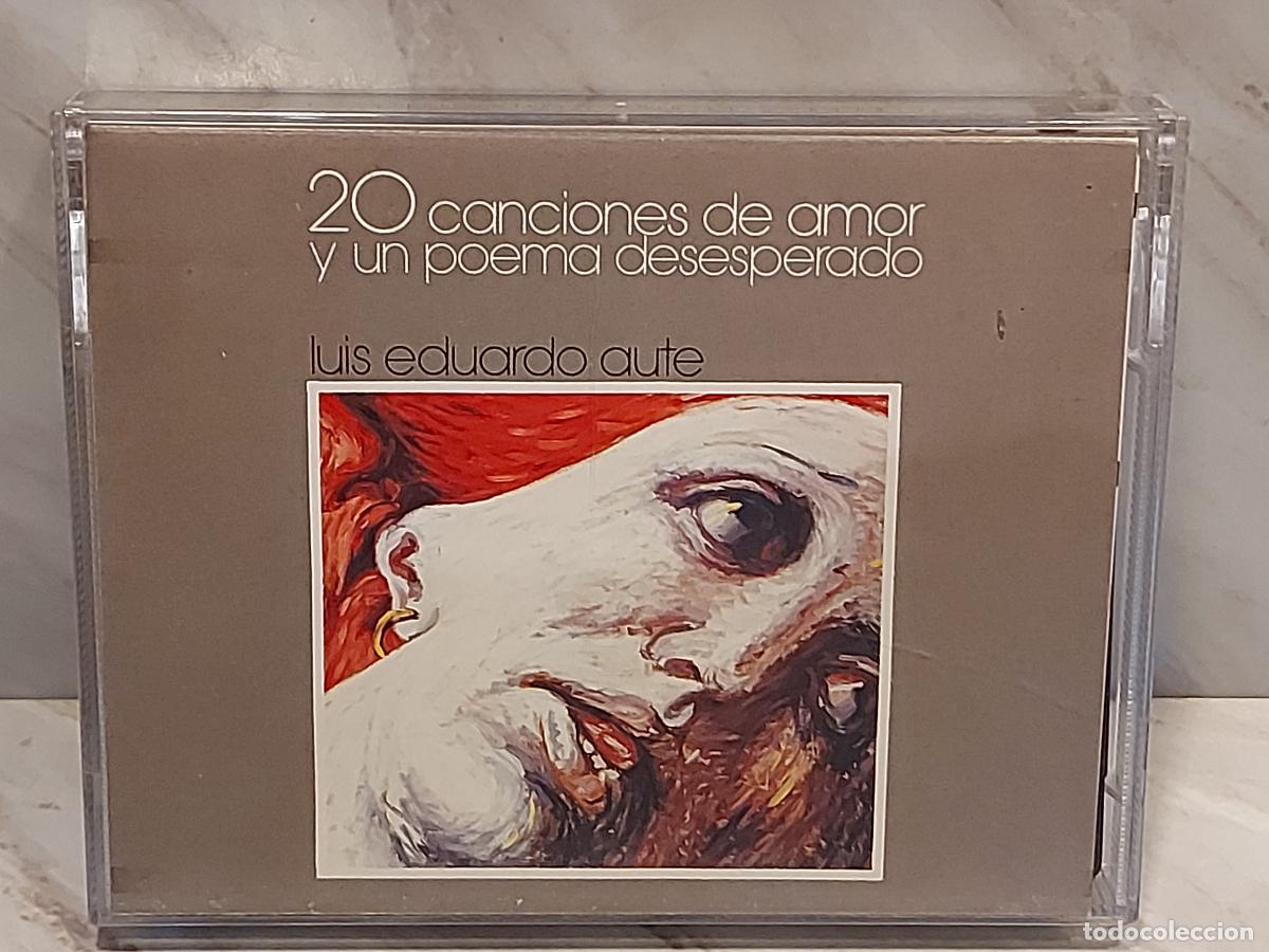 Casetes antiguos: LUIS EDUARDO AUTE | 20 CANCIONES DE AMOR Y UN POEMA DESESPERADO | DOBLE MC | ARIOLA 1980 | LEER