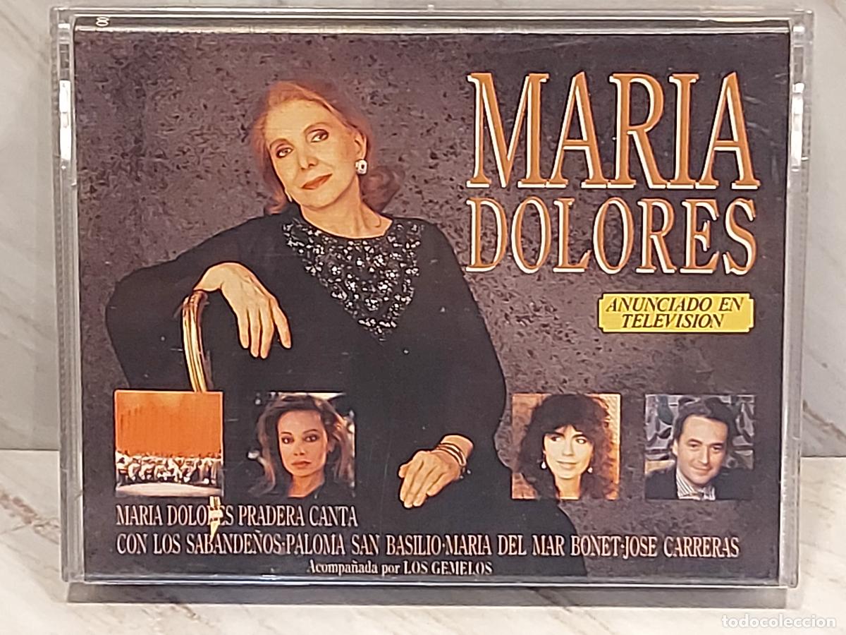 Casetes antiguos: MAR&Iacute;A DOLORES PRADERA | MAR&Iacute;A DOLORES | DOBLE MC | ZAFIRO 1989 | LEER