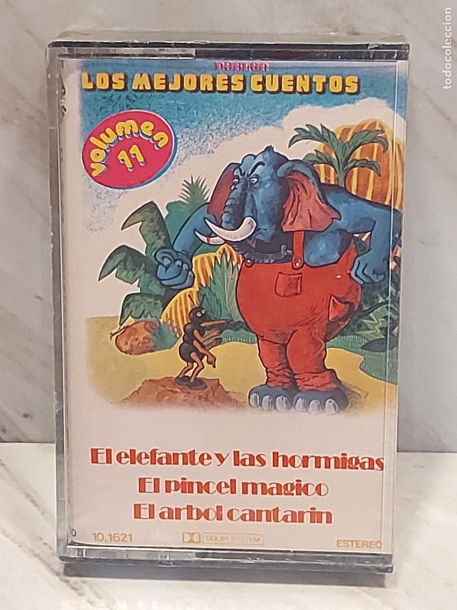 Casetes antiguos: MC | LOS MEJORES CUENTOS VOL. 11 | EL ELEFANTE Y LAS HORMIGAS | PRECINTADO