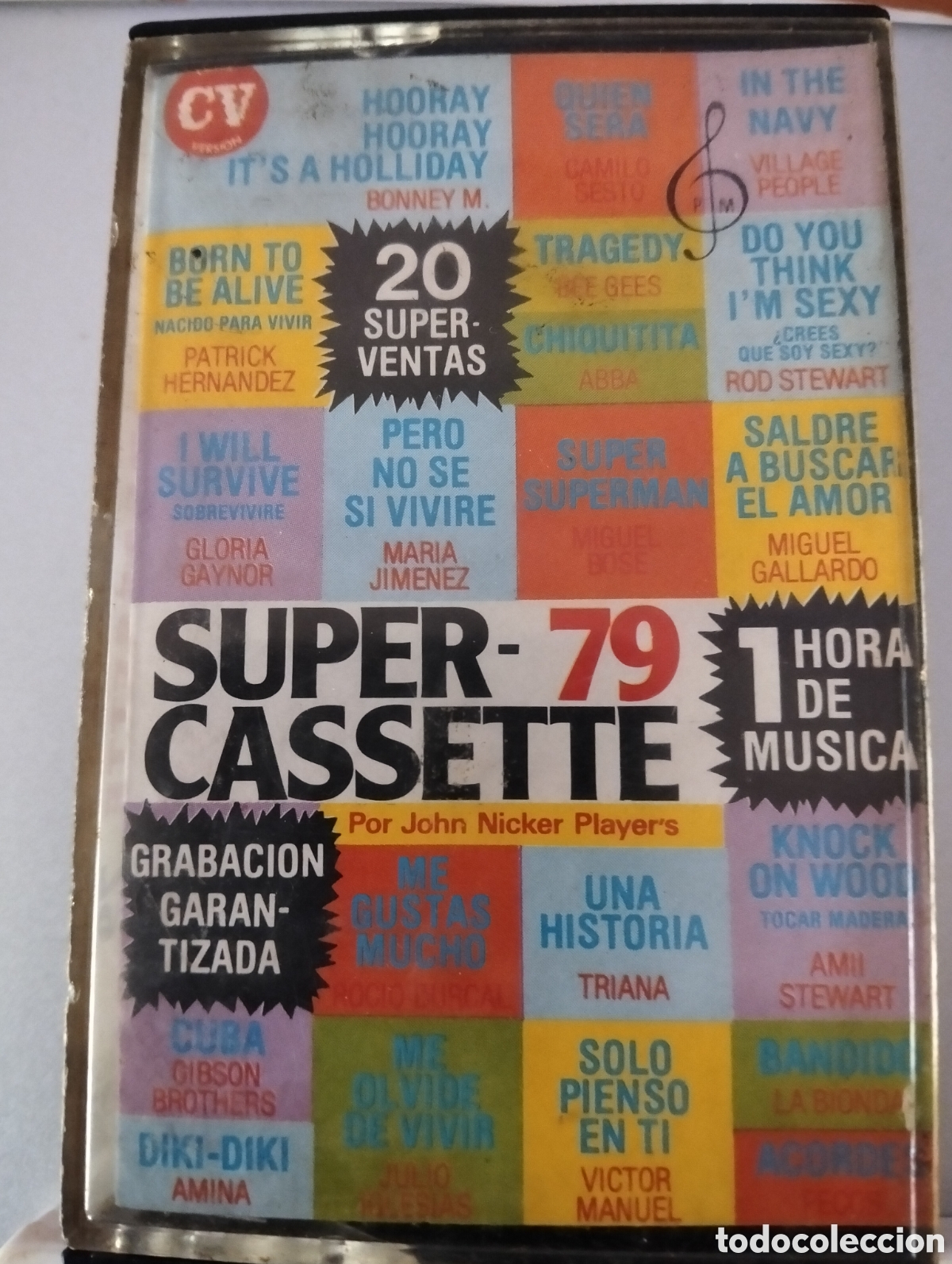 Casetes antiguos: SUPER -CASSETTE 79 CASETE - Foto 2