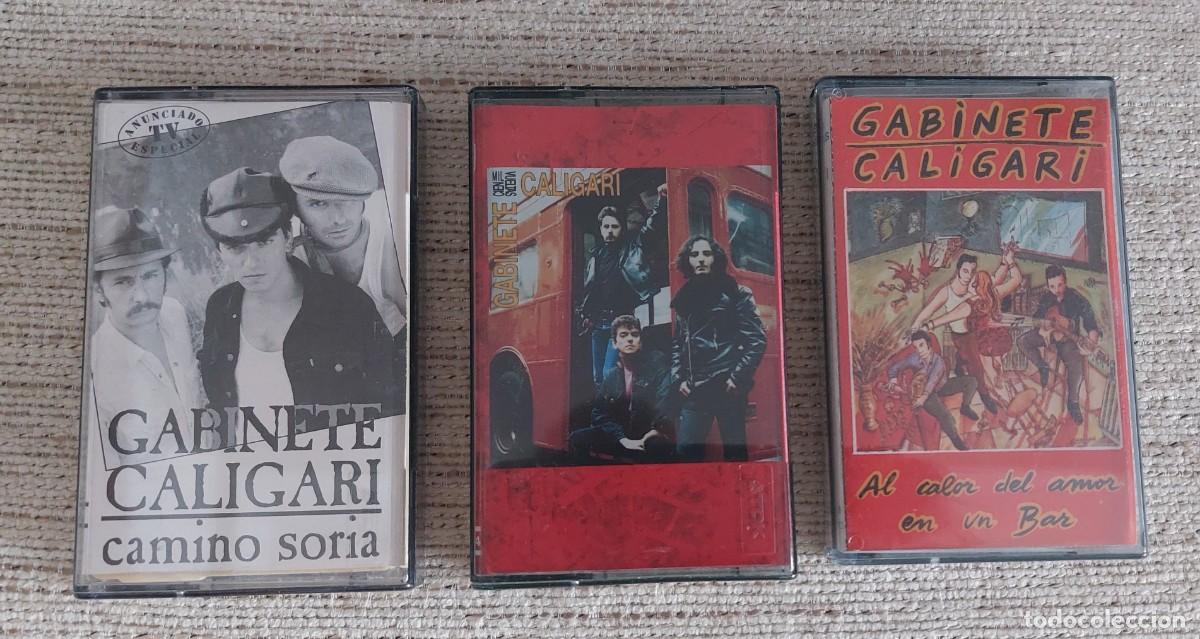 Casetes antiguos: 3 cassettes de Gabinete Caligari