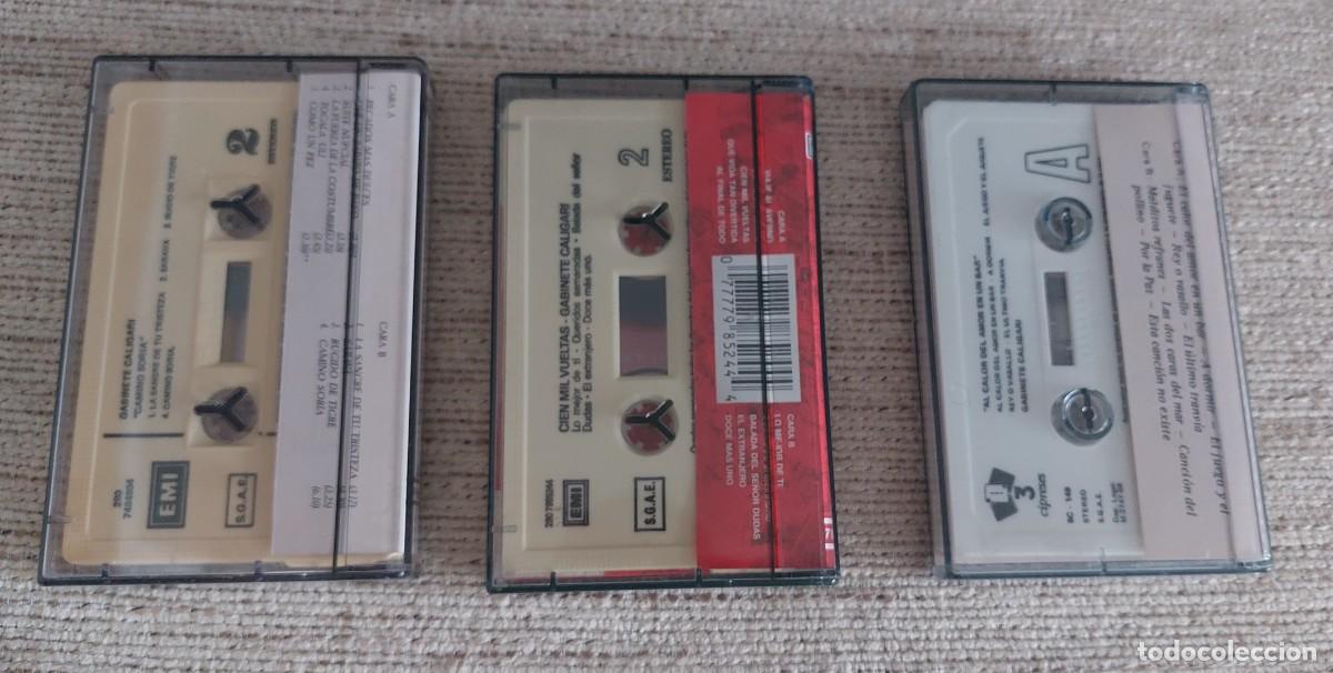 Casetes antiguos: 3 cassettes de Gabinete Caligari - Foto 2