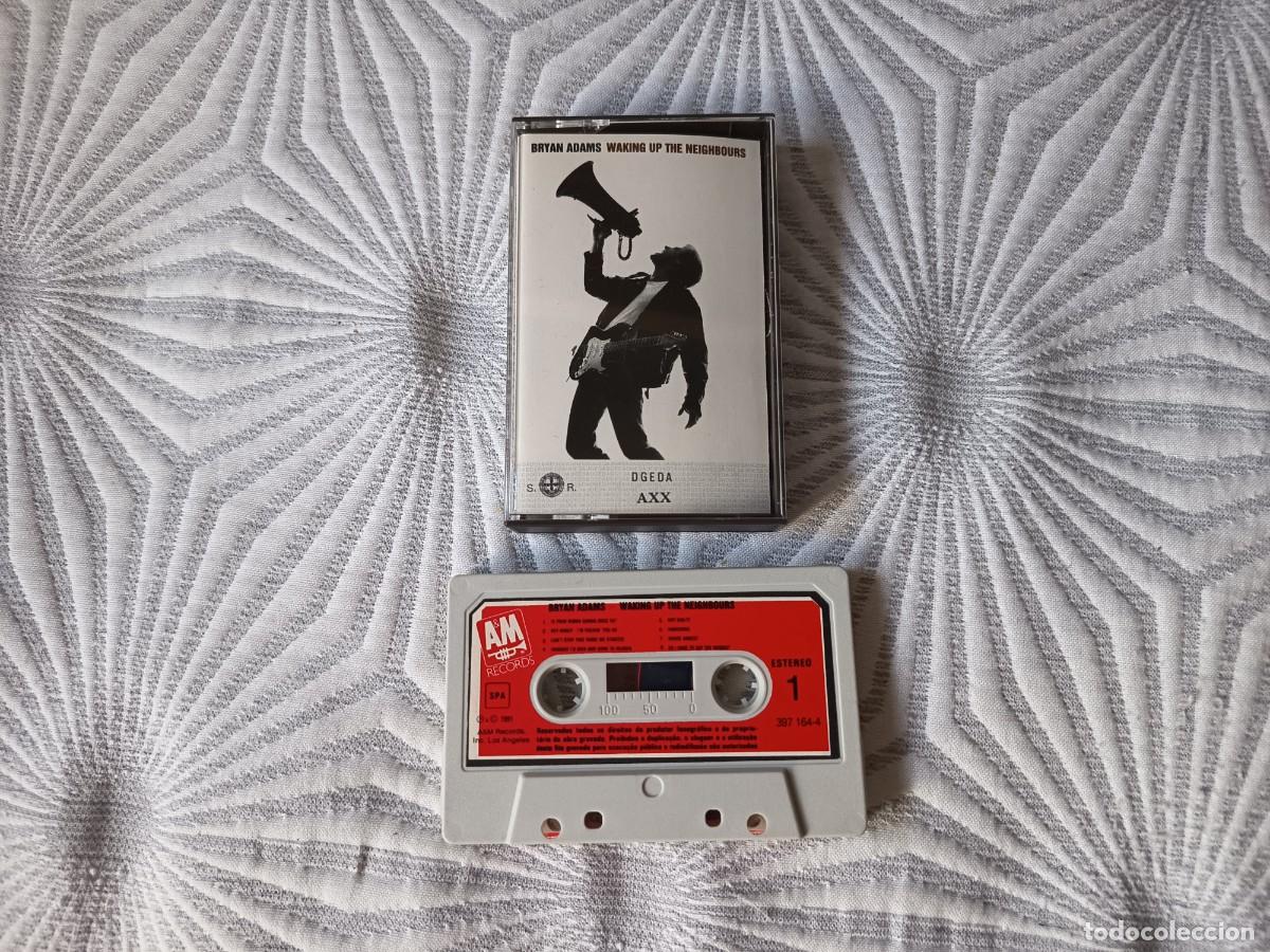 Casetes antiguos: Bryan Adams &ndash; Waking Up The Neighbours. Portugal, 1991